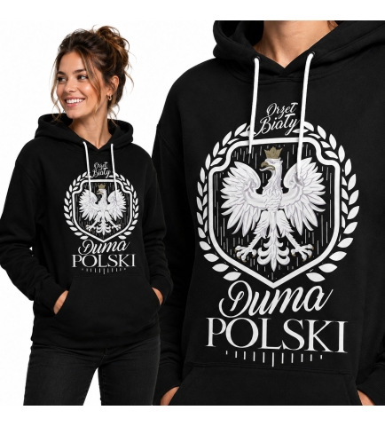 BLUZA DAMSKA Z KAPTUREM DUMA POLSKI